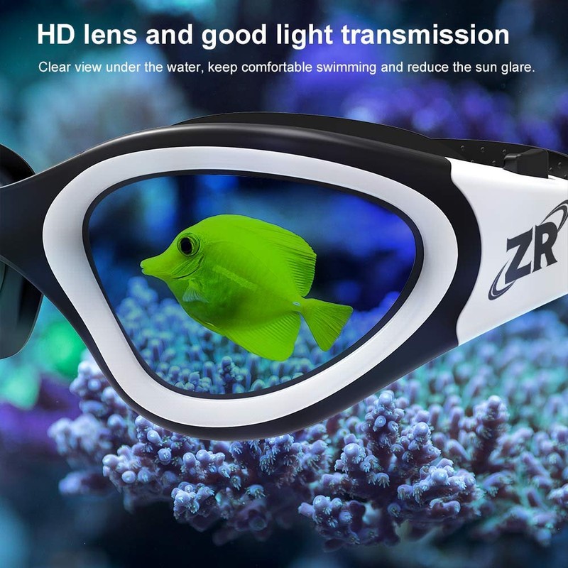 ZIONOR Swim Goggles, G1 Polarized Swimming Goggles Anti-Fog for Adult