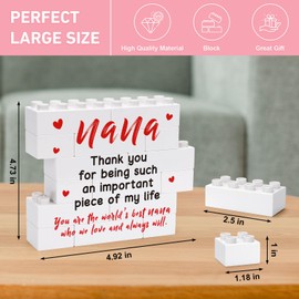 Gifts for Grandma Nana from Grandkids, Nana Christmas Birthday Gifts, Best Nana Ever Gifts from Granddaughter Grandson, Grandmother Grandma Gifts for Mothers Day, Nana Desk Decorations Signs/Plaques