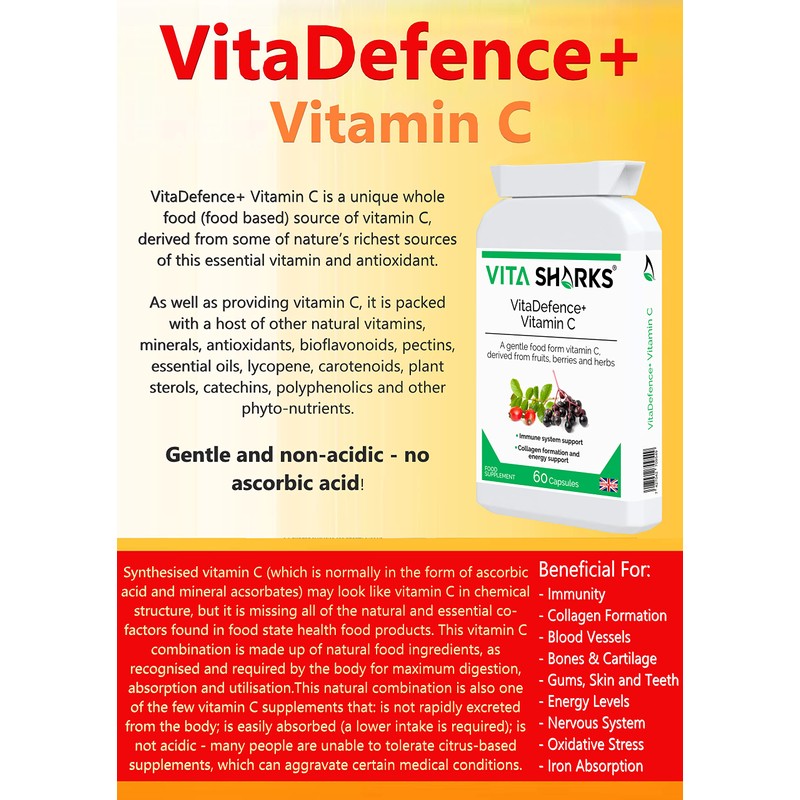 VitaDefence+ Vitamin C - Bespoke Potent & Comprehensive All-in-One Vegan