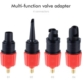 Hetrfly Air Valve Adaptor Multifunction Inflatable SUP Schrader Valve Adapter Accessories Air Pump Converter for Valves Kayak Inflatable Boat Raft Foot Pump Electric Pump