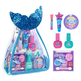 Townley Girl Children's Make-up Set with Mermaid Beauty Bag