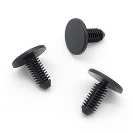 VVO Fasteners- Schwarz Kunststoff-Clips. Kofferraummatte und Innenverkleidung. Kompatibel mit einigen Citroen C5, (Packung mit 10 Clips)