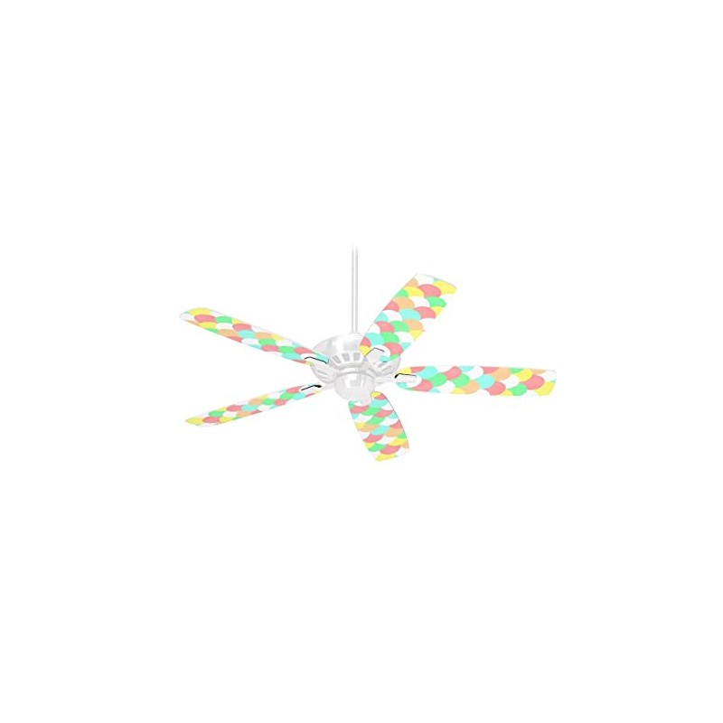 Brushed Cirlces Multi Light - Ceiling Fan Skin Kit fits