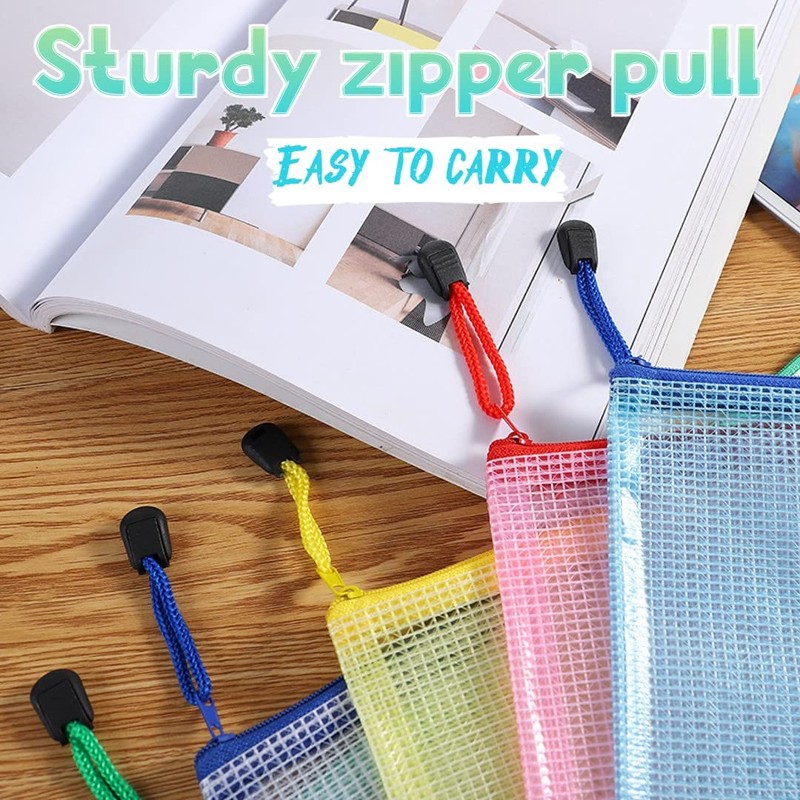 10PCs A5 Plastic Wallets A5 Document Wallets A5 Plastic Folder