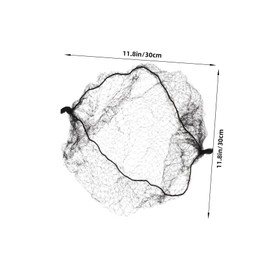 BIUDECO 1 Set Elegant Bun Cover Hair Net Mesh Hair Nets Shaped Clips for Women Breathable Comfortable for Wigs Formal Hairstyles for Dancers Flight Attendants