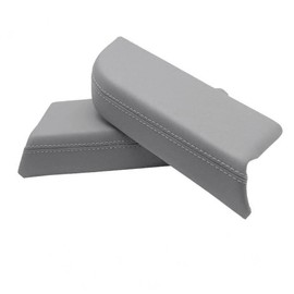 DOTCOM Front Door Armrest Leather Cover Compatible with Honda Pilot,Door Panels Armrest Cover Skin Left & Right 2009 2010 2011 2012 2013 2014 2015 (Grey)