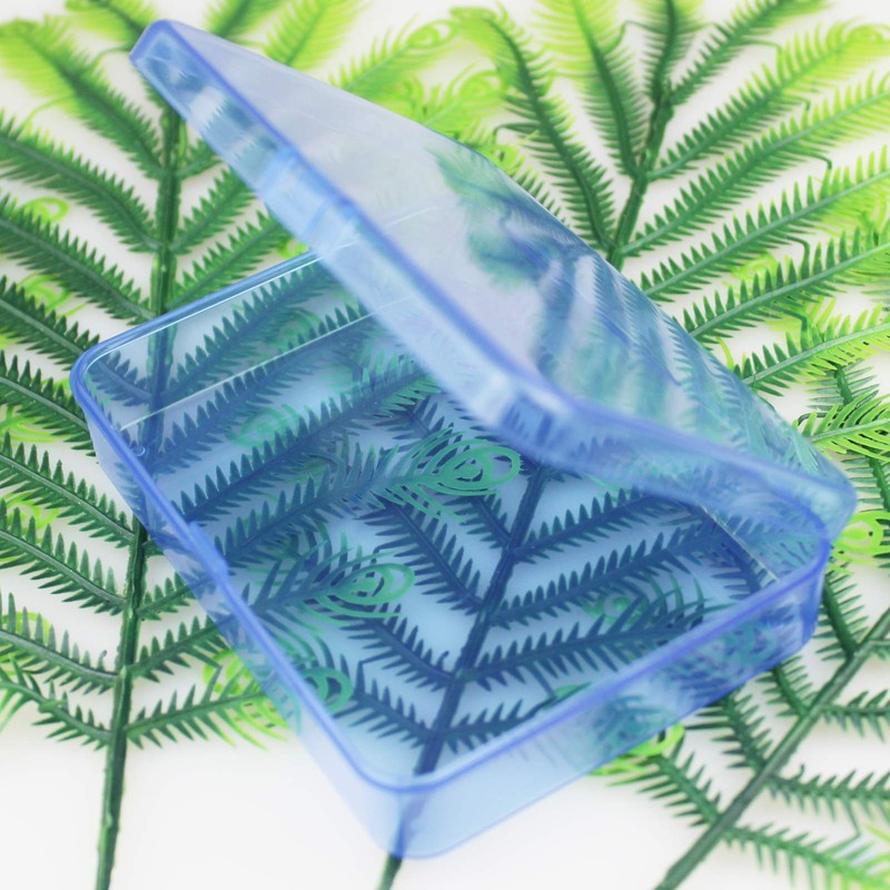 LJY 12 Pieces Rectangular Empty Plastic Storage Containers with Lids