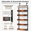 GUUKAR 6-Tier Over the Door Pantry Organizer, 2-in-1 Door Hanging