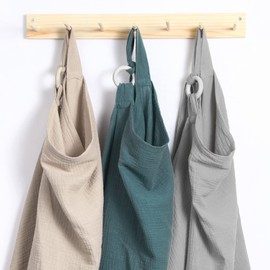 Treela 3 Pcs Muslin Cotton Breathable Nursing Cover Multi Use Car Seat Stroller Breastfeeding Cover for Breastfeeding Baby Shower Gifts Essentials(Bright Color)