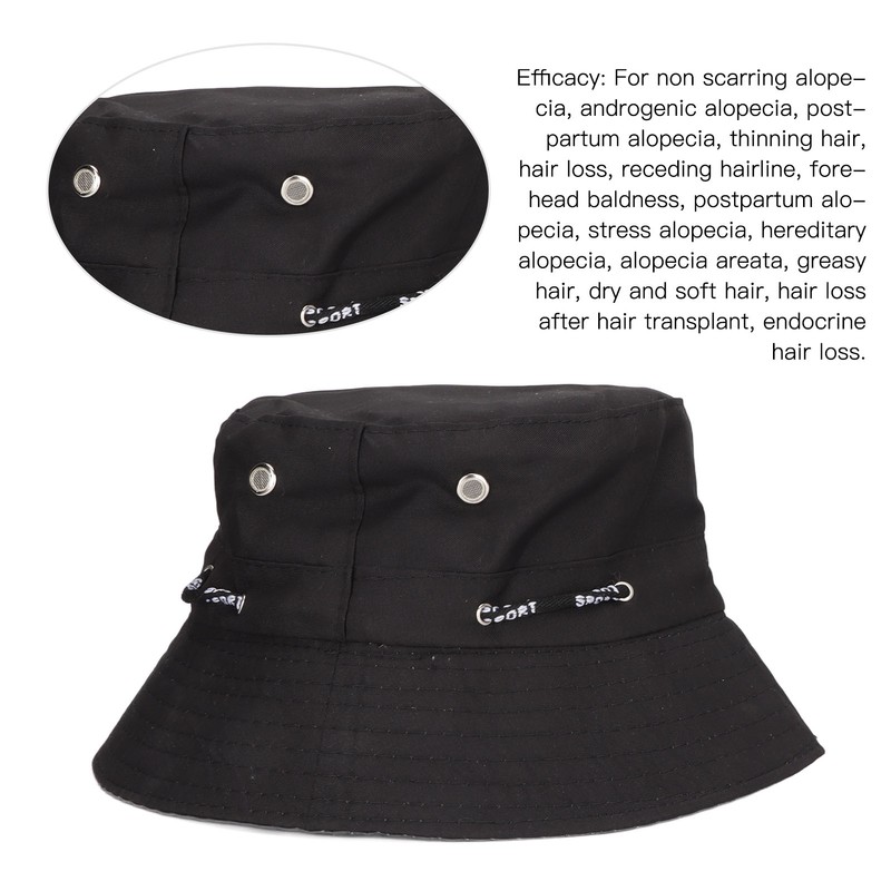 Hair Loss Therapy Cap 186PCS Red Light 5‑12W Growth Physiotherapy