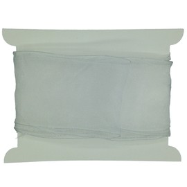 Truly Madly Deeply White 60mm Wide x 1 Metre Long Wired Organza Ribbon. Great for Birthday Decoration, Gift wrap, Christmas Ribbon, Wreath Making Supplies, DIY Crafting