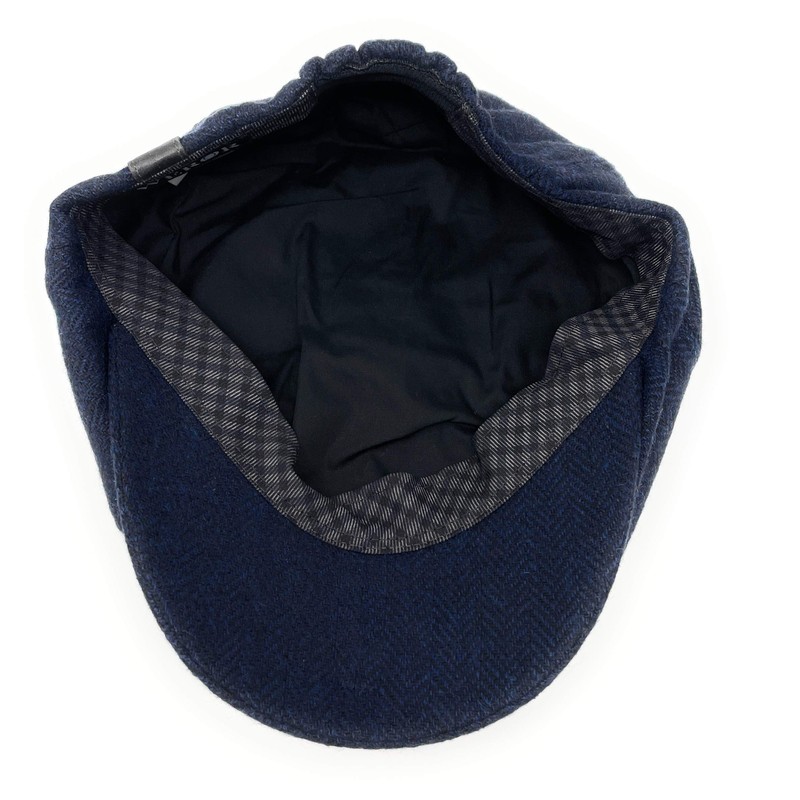 WEROR WEROR-320.1 Men's Flat Cap Herringbone, navy