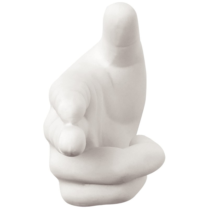 Interior Illusions Plus White Bang Bang Hand Wall Mount -