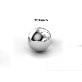 3/16Inch AISI 316 Stainless Steel Ball Bearing,Stainless Steel Mixing Agitator Balls(100 PCS)