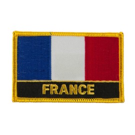 New Europe Flag Embroidered Patch - France W01S12E