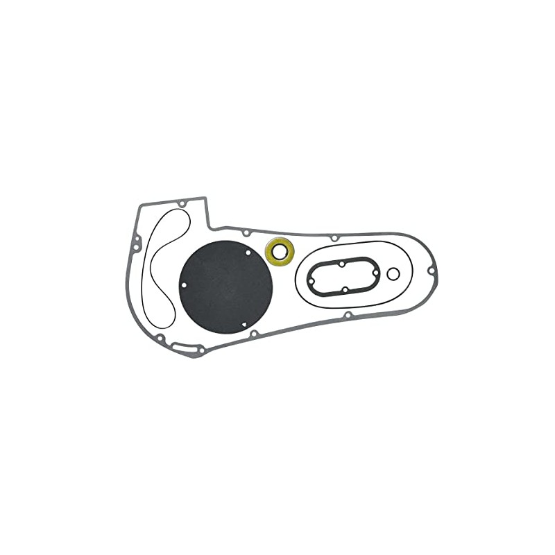 JDLLONG Primary Cover Beaded Gasket-Seal Kit w/Derby 1966-1984 for Softail