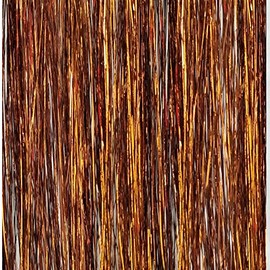 40" Fairy Hair Tinsel 100 Strands (Shiny Mocha Brown)