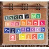 A4 Sticker Sheet Swear Words Elements Vinyl Stickers - Chemical