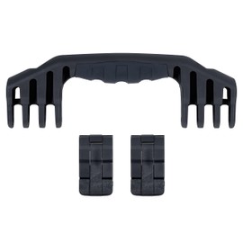 Pelican 1550 Replacement Handle & Latch Set by ColorCase - Black Handles & Double Throw Latches