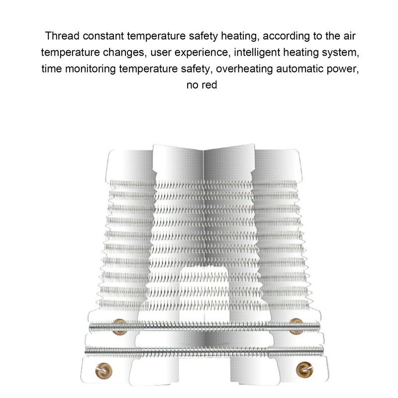 Portable Heater Mini Desktop Quick Heat Intelligent Temperature Control Space