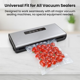 Vacuum Sealer Bags 8x12 Inch – 50 Count | BPA-Free Sous Vide Vacuum Pouches | Freezer Safe Food Storage Bags