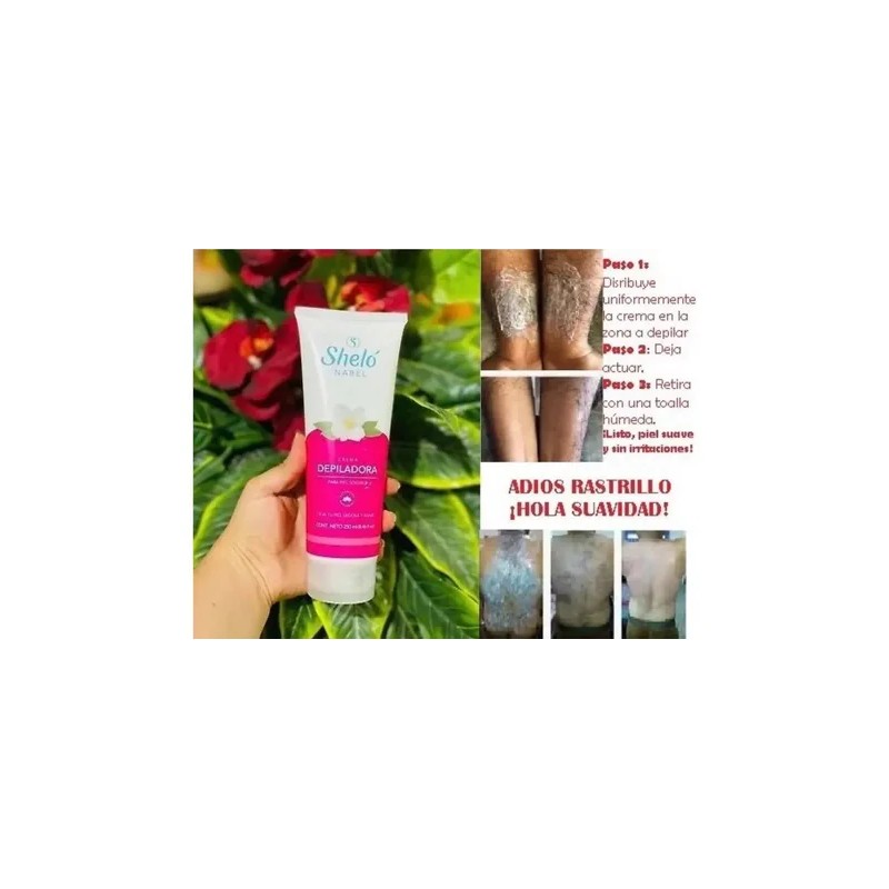 Crema Suave De Afeitar + Crema Depiladora Piel Sensible Shel