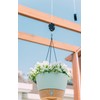 SGGRT 2PCS Upgrade Retractable Plant Hanger, Strong Stainless Steel Rope,
