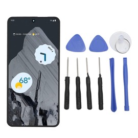 ASHATA Pantalla para Pixel 8 Pro, Pantalla OLED de Repuesto Táctil LCD Digitalizador Asamblea para Pixel 8 Pro GC3VE G1MNW, 6,7 Pulgadas, Reconocimiento de Huellas Dactilares,