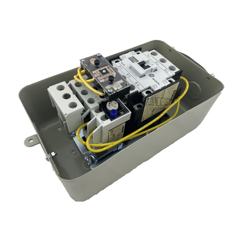 Magnetic Motor Starter Control 5 HP Single Phase 208/230V 22-34AMP