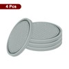 sourcing map 4pcs Car Cup Coasters Universal PVC Car Cup