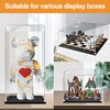MOROBOR Acrylic Corner Bracket, 10pcs Clear 6-Hole Cube Joint Brace