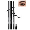 Erinde 2PCS Waterproof Gel Eyeliner Pencil, Glide on Smooth Eyeliner