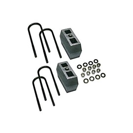 RealTruck SUPERLIFT SUSPENSION 4" Block Kit for Ford F-250/F-350 | Rear Lift Blocks, U-Bolts, & Hardware | 9049 | Fits 1999-2010 Ford F-250/F-350 4WD with 3 5/8 AxleTube w/o Top Mounted Overload Leaf