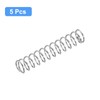 sourcing map Compression Spring, 5Pcs 304 Stainless Steel, 10mm OD,