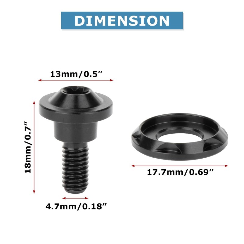 PSLER Windshield Screws for Touring Road Glide 2023-2024, Motorbikes 23-24