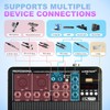 Professional Audio Mixer T4, 4 Channel Reverberation Effect Digital, USB