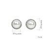 Nagel Jewellery Pendant, bracelet and stud earrings, rotating pearl, pearl