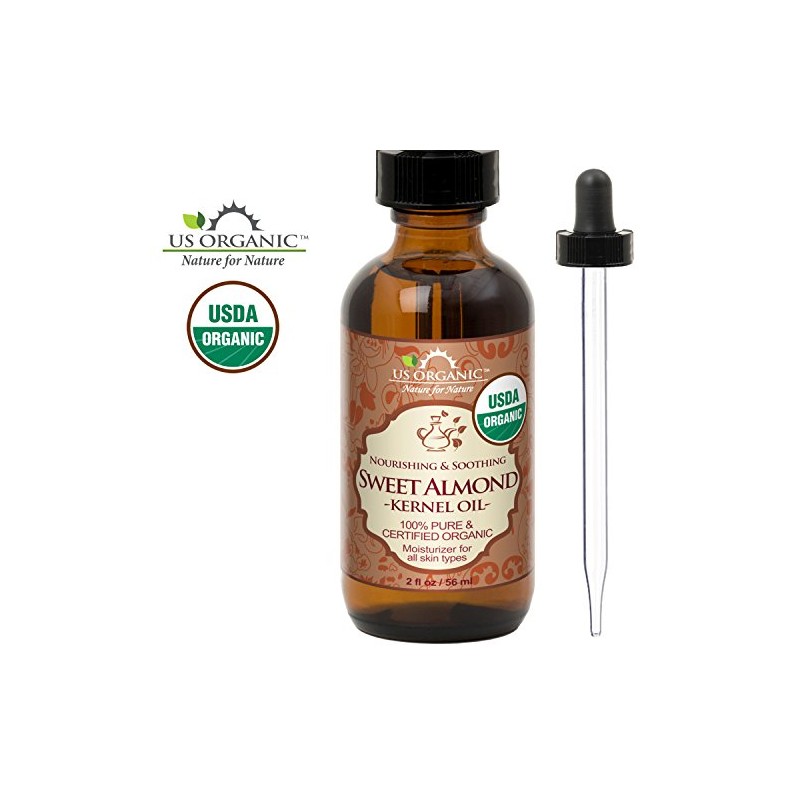 Aceite de Almendra Dulce Orgánico USDA Organic Sweet Almond Oil,