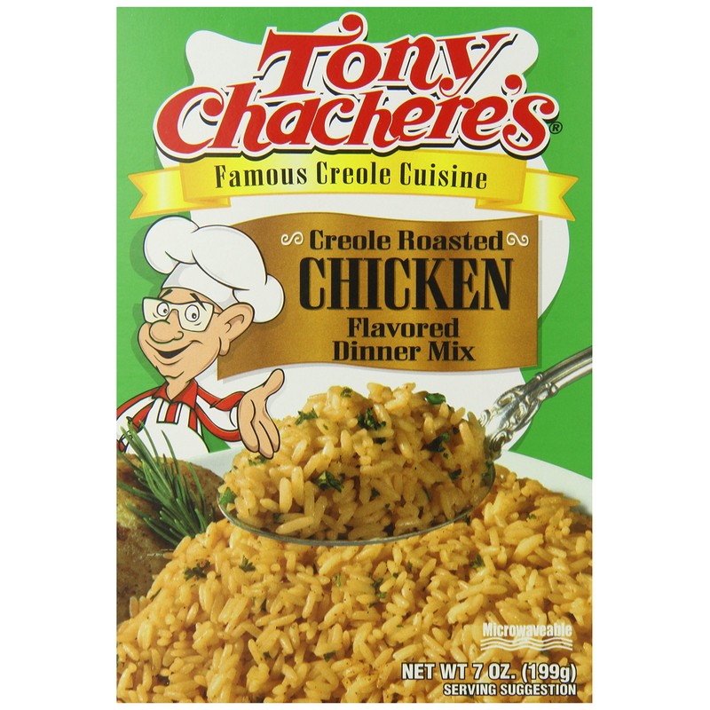 Tony Chachere's Rice Mix Roasted Chicken, 7-Ounce (Pack of 6)