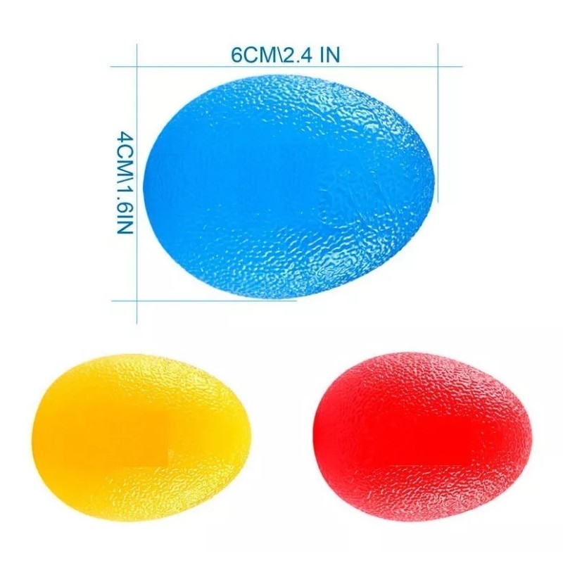 EGTMA Kit De 5 Pelotas Presionables Multicolores Texturizadas