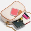 SANTOO Compact 10X Magnifying Makeup Mirror for Travel, Small Pocket