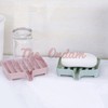 The Ondam Draining Soap Dish for Sink and Shower Bathroom Soap Holder 2ea