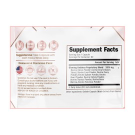 Glowing Goddess Glowing Goddess Female-Optimized Beef Organ Superfood Supplement (Beef Liver, Kidney, Heart, Uterus & 6 More) - 100% Grass Fed & Finished, Pasture Raised Cattle - Nourish Your Inner Glow