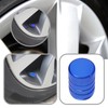 ECSiNG 8PCS Tire Valve Stem Caps for Schrader Valves Aluminum