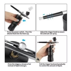 bauty air brush Nuevo Aerógrafo  Para Arte De Uñas,maquillaje, Tatuaje.