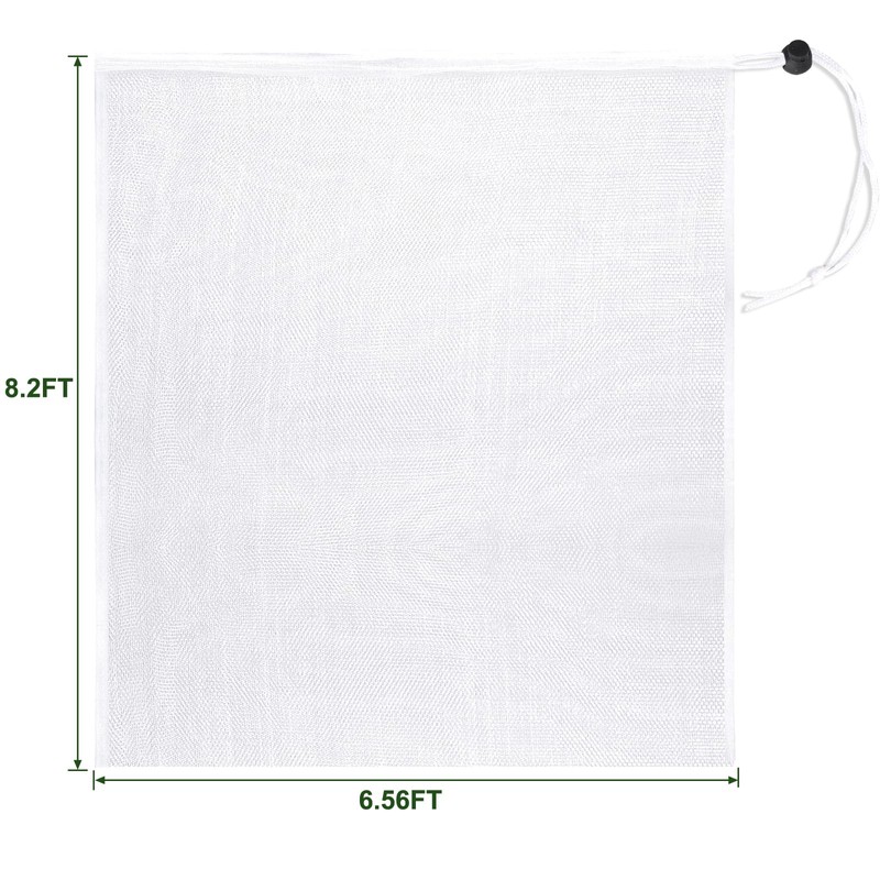 Large Fruit Tree Netting Cover with Drawstring,Bird Plant Barrier Flower