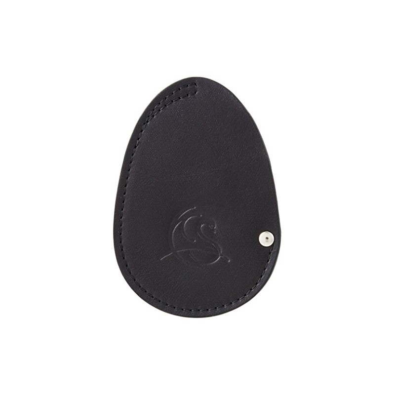 Handazawa File Heel File Shiny Leather Case Black