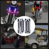 JESTMOTOR Motorcycle Highway Crash Bar Lights - Multicolor LED Switchback