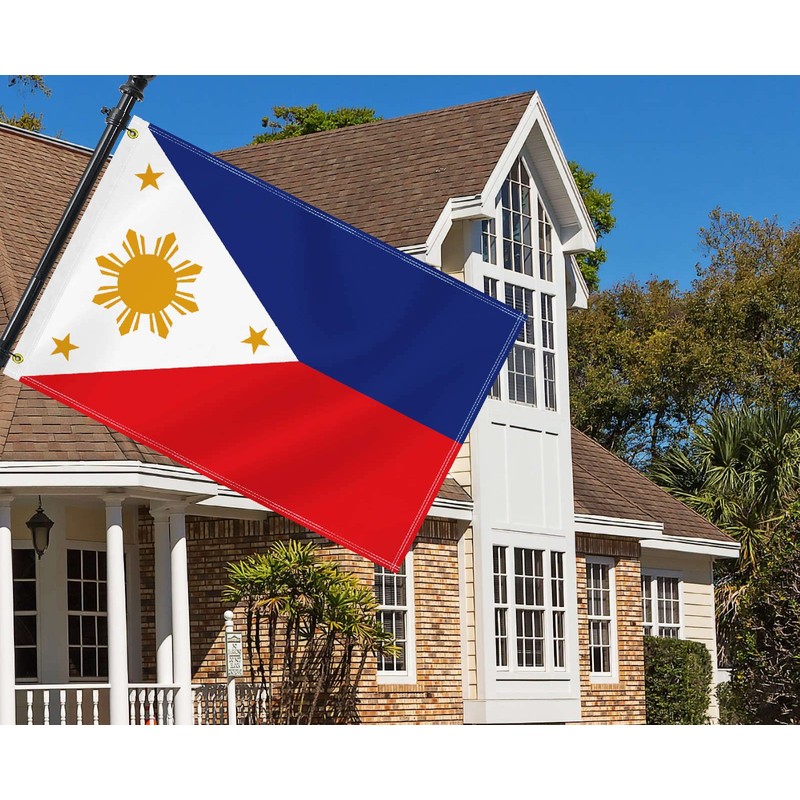 2×3 FT Philippines Flag,Medium 60×90 CM Filipino Outdoor Banner,100D Philippine