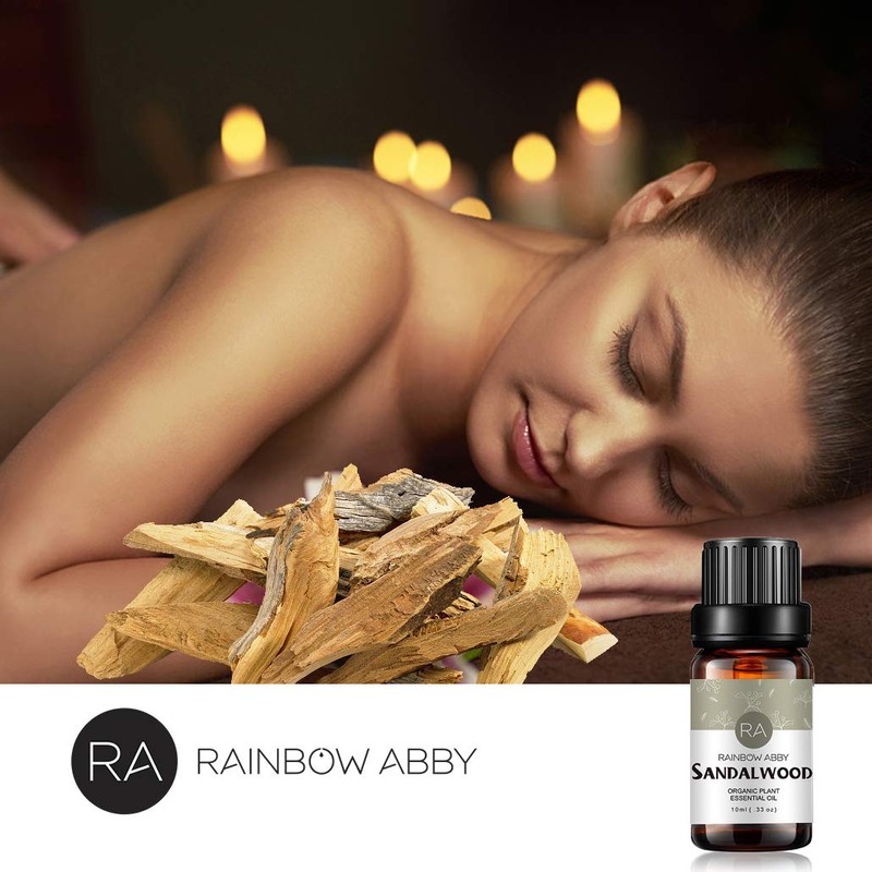 Sandalwood Essential Oil, 100% Pure Natural Aroma Sandalwood Oil for